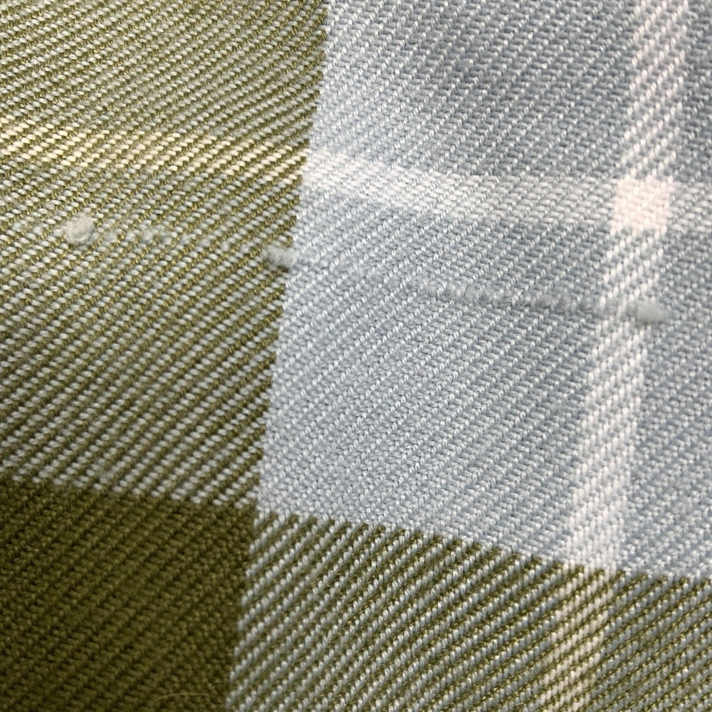 DIXXON Flannel Shirt Womens Medium Green Plaid Astoria Form Function Long Sleeve - Picture 8 of 14